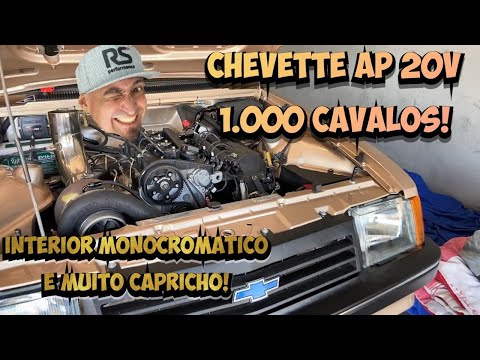 Chevette Ap turbão monocromático de 1.000 cavalos! #finotrato