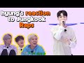 The hyungs' surprise reaction when Jungkook raps