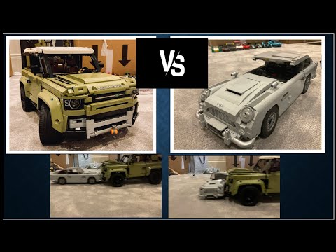Lego Crash Test DB5 VS Land Rover Defender