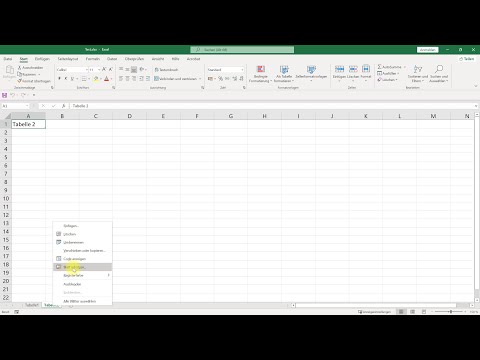 Blattschutz entfernen (Passwort von Tabelle löschen ohne extra Programm) – Excel-Tutorial