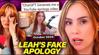Leah Ashe FAKE APOLOGY Gets DRAGGED By Fans This Is Crazy