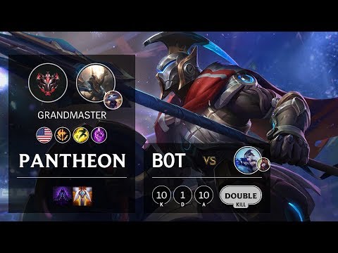 Pantheon Bot vs Ashe - NA Grandmaster Patch 10.10