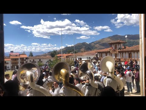 FIESTA EN CHACAS 2023 - CONCERT BAND PERÚ - MIX CHACAS PLAZA ICHU ICHU