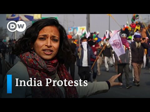 農民抗議給印度共和國日遊行蒙上陰影｜DW新聞網 (Protesting farmers overshadow India's Republic Day parade | DW News)