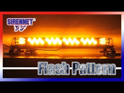 Flash Pattern: Whelen 23” Century Series Mini Lightbar