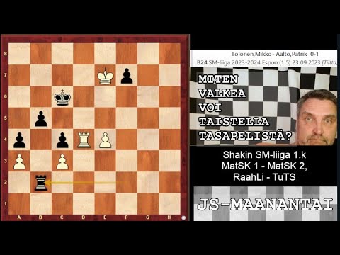 Shakin SM-liigan 1. kierrosta, ottelut MatSK 1 - MatSK 2 ja RaahLi - TuTS