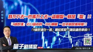 【武傑電台】2020.05.19 跌不下去…也漲不上去…；這個盤…就是『盤』!! (圖)