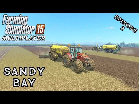 Multiplayer Farming Simulator 15 | Sandy Bay | Episode 2