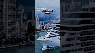 MSC SEAVIEW cruzeiro Santos  navio cruise ship  Buzios  @cruzeiros2025 #cruise  insta360  #shorts