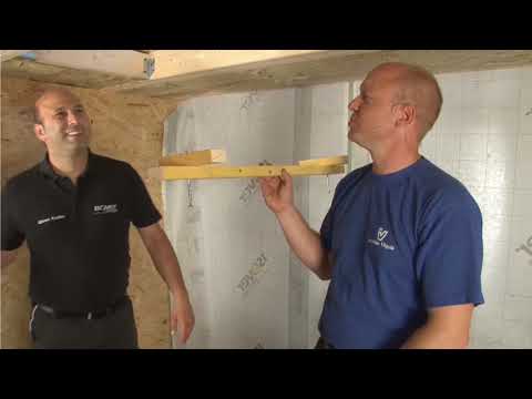 Abstandhalter für den Einbau einer Bodentreppe | ISOVER Quick-Tipp #36