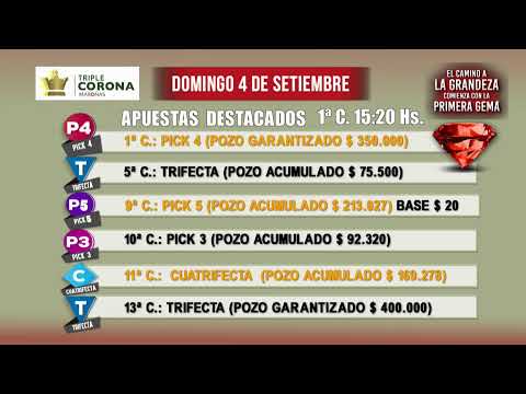 CARRERAS HIPODROMO MARONAS 3 DE SETIEMBRE 2022