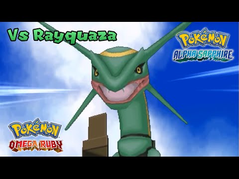 Pokémon Omega Ruby/Alpha Sapphire - Battle! Rayquaza (HQ) Video