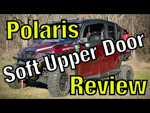 Polaris General Canvas Upper Doors Review || Soft UTV Doors [Polaris General 4 1000 Side by Side]