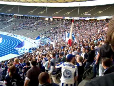 Support der Ostkurve (Hertha - Ventspils)