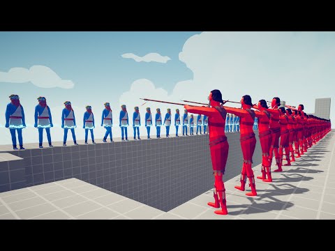 50x BLOWDARTER vs 50x EVERY RANGED UNITS - Totally Accurate Battle Simulator TABS