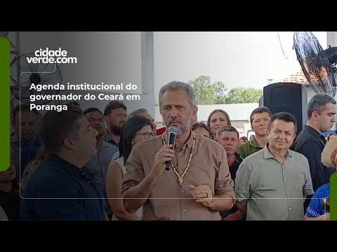 Agenda institucional do governador do Ceará em Poranga