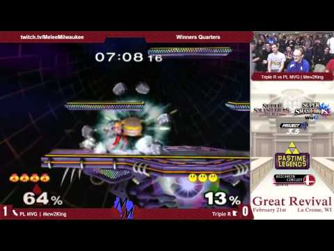 Great Revival - PL MVG | Mew2King (Sheik) vs Triple R (Kirby) - Melee Winners Quarters