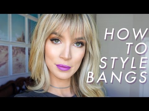 HOW TO BLOW OUT & STYLE BANGS - THE EASY WAY |...