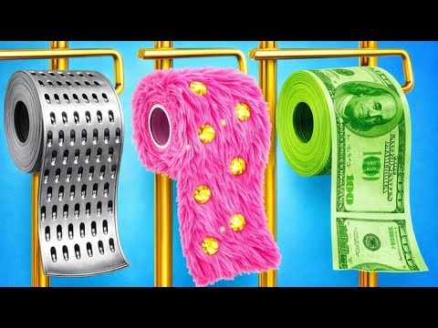 🎒FANCY STUDENT vs SIMPLE STUDENT SCHOOL HACKS 🤓✨Creative Ideas by 123 GO!