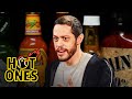 Pete Davidson Drinks All The Milk While Eating Spicy Wings Hot Ones