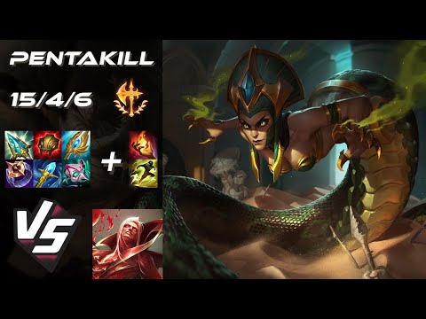 MID Cassiopeia vs Vladimir [PENTAKILL] - EU Challenger Patch 25.S1.2