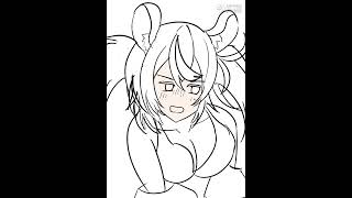 メイキング　ハコスベールズさん！#イラストメイキング #イラスト #イラスト成長記録