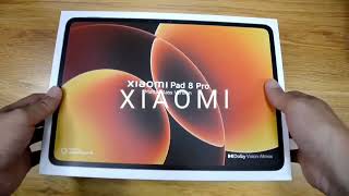 Unboxing Xiaomi pad 8 pro(12GB/256GB) model