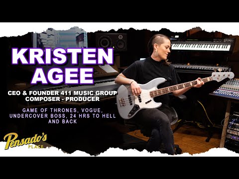 CEO & Founder of 411 Music Group, Kristen Agee - Pensado's Place #430