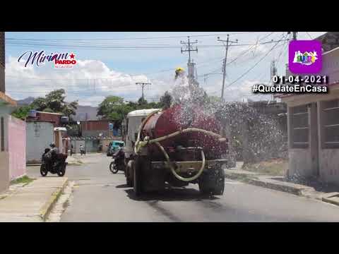 Realizada desinfección preventiva en comunidad Rafael Urdaneta del municipio Sucre