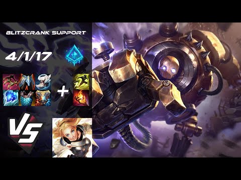 SUPPORT Blitzcrank vs Lux - NA Grandmaster Patch 25.S1.7