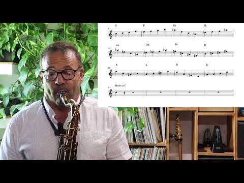 jazz exercise cycle of 5ths practice