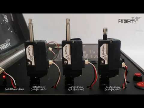 MIGHTY ZAP - Mini Linear Servo Motors