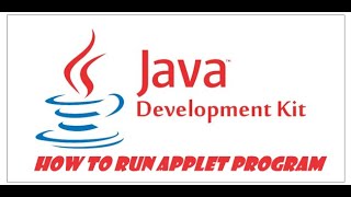 How To Install JAVA JDK With APPLETVIEWER Or JAVA APPLET SUPPORT | How to run applet program in java