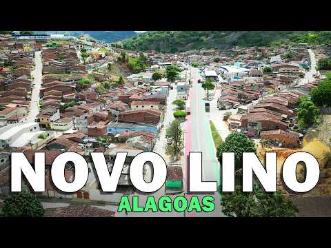 Novo Lino, Alagoas - Imagens Aéreas em 4K