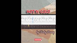Best part of Hot'n Cold by Katy Perry Easy Fingerstyle Guitar Tutorial Tabs