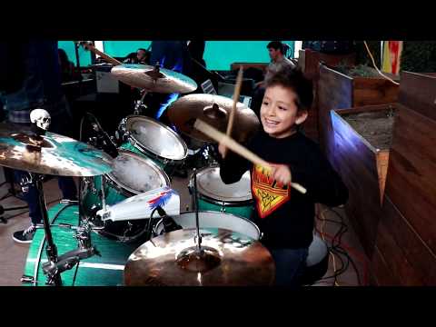 SEBASTIAN HERNANDEZ  I was made for loving you drum cover