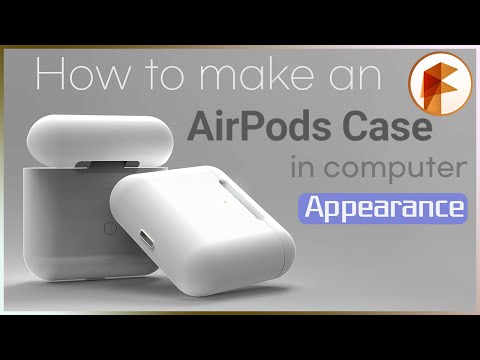 Fusion360 | How to make an AirPods Case in computer | AirPods Case 3D Modeling | 에어팟 케이스 모델링