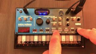 Video thumbnail for KORG volca nubass - Analogue bass synthesizer with Nutube -  1st Jam by iamtheswordmaster1