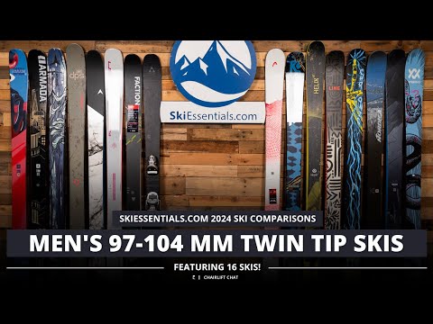 2024 Men's 100 mm Twin Tip Ski Comparison with SkiEssentials.com