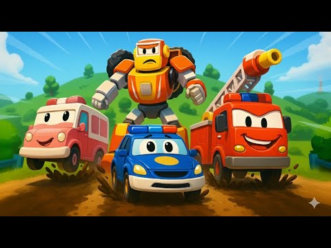 Mud Emergency! The Cars Are Stuck! Help, Rescue Team! 🚨 | Robofuse