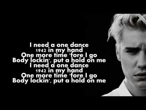 Justin Bieber - One Dance (Lyric video) Remix