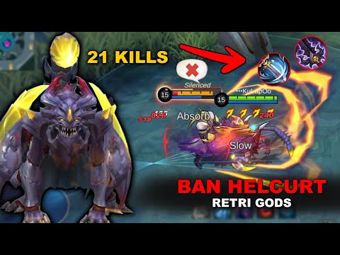 21 KILLS COMEBACK | HELCURT TOP 1 GLOBAL BUILD | MLBB
