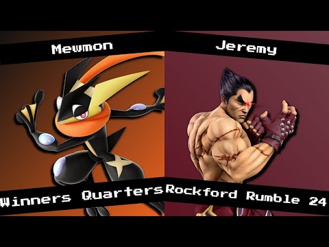 Winners Quarters - Jeremy (Kazuya) vs Mewmon (Greninja) Rockford Rumble 24
