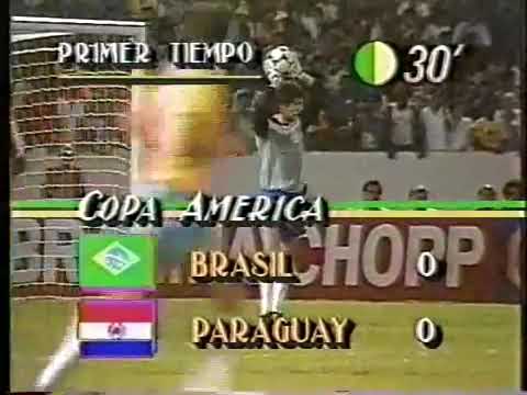 Brasil - Paraguay / Copa America 1989 (Romario, Bebeto, Valdo, Dunga, Branco)