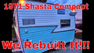 1971 Shasta Compact Camper Remodel Part 2