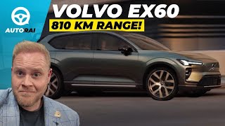 810 km per laadbeurt! De nieuwe Volvo EX60 scoort met SERIEUZE CIJFERS - AutoRAI TV Walkaround