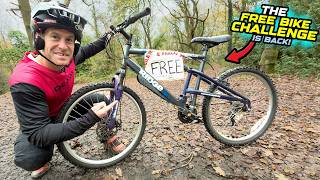 THE FREE BIKE CHALLENGE - HOW LONG WILL THIS MOUNTAIN BIKE LAST?