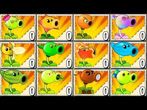 Plants vs Zombies 2 Mod: EVERY PLANT POWER-UP! vs BIG WAVE BEACH FINAL BOSS