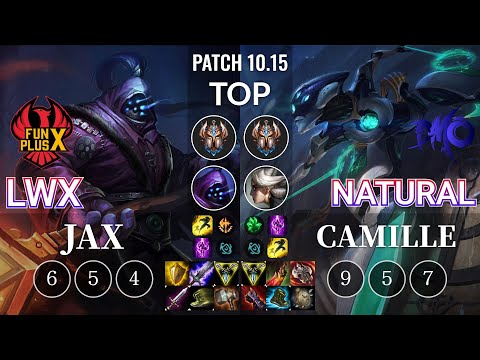 FPX Lwx Jax vs DMO Natural Camille Top - KR Patch 10.15