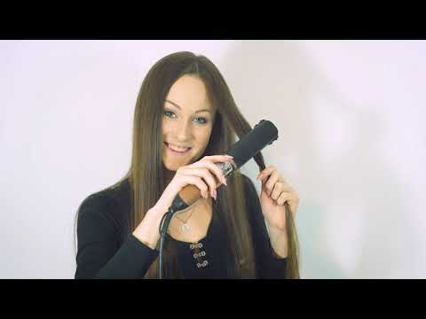 Camry | Hair Styler | CR 2024 | 1200 W | Juodas/Rose auksinis video